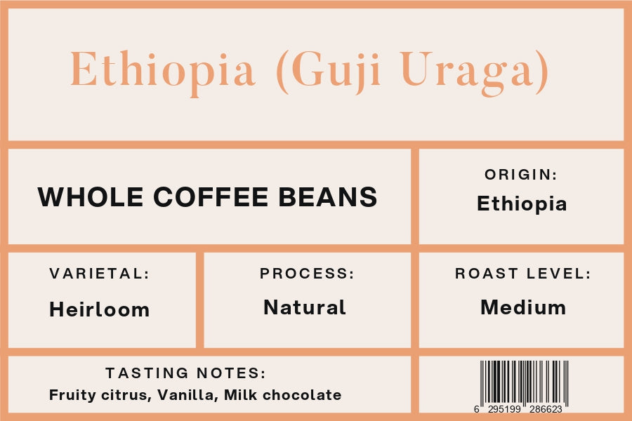 Ethiopia Guji Uraga Filter/Pour Over 250g