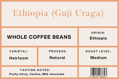 Ethiopia Guji Uraga Filter/Pour Over 250g