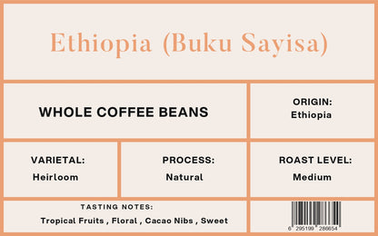 Ethiopia Buku Sayisa Filter/Pour Over 500g