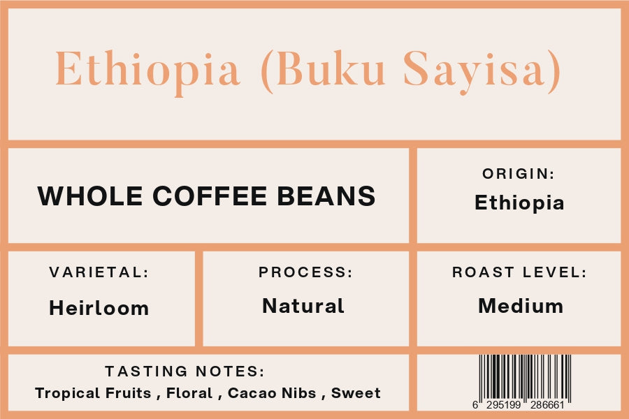 Ethiopia Buku Sayisa Filter/Pour Over 250g