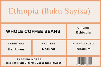 Ethiopia Buku Sayisa Filter/Pour Over 250g